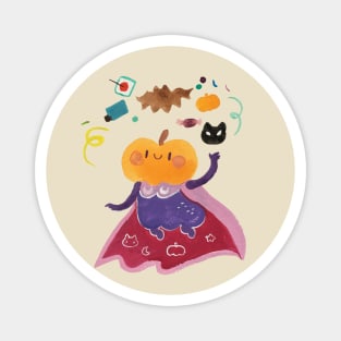 Kobocha and Halloween Sweets Magnet